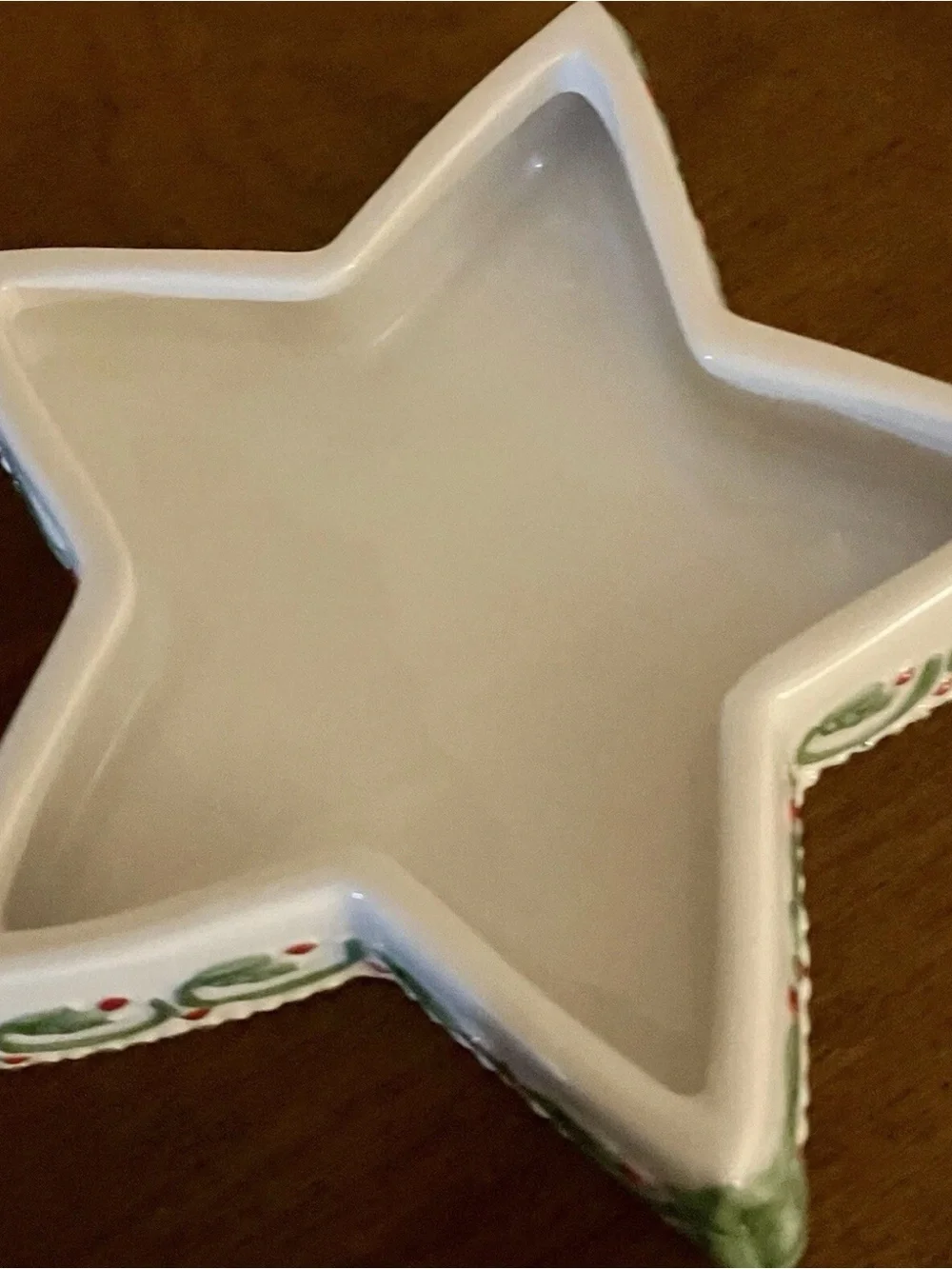 Fitz and Floyd porcelain star